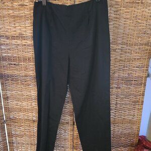 VTG Randy Kemper Black Crop Pants Dress Pants Size 10 USA Made 97% Cotton
